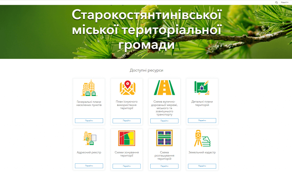 ГІС Старокостянтинівської громади
